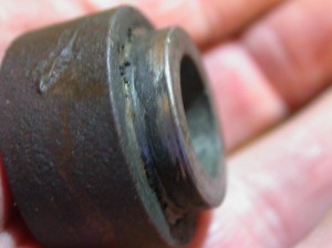 Stepped wheel spacer