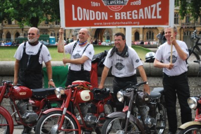 The Laverda Team in London The Laverda Team in London